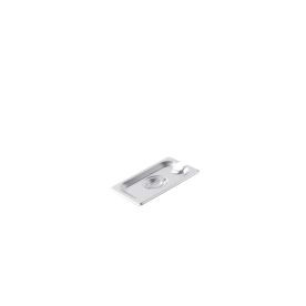 CAC China SPCN-N Stainless Steel 0.11 Size Notched Flat Steam Pan Cover (72 Each Per Case)