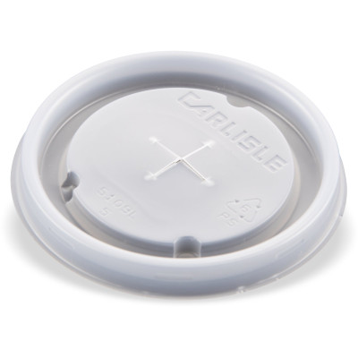 Carlisle 5109L30 Polystyrene Disposable Tumbler Lid (1,000 Each Per Case)