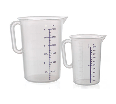 Matfer Bourgeat 251005 5 liter Translucent Polypropylene Graduated Pitcher