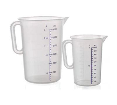 Matfer Bourgeat 251005 5 liter Translucent Polypropylene Graduated Pitcher