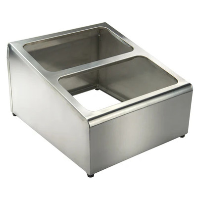 Winco SCPH-33 Stainless Steel 16" x 13-1/2" x 9-1/4"H Condiment Packet Holder