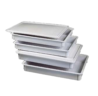 American Metalcraft DRB18230 3" H White ABS Plastic Deep Dough Retarding Box