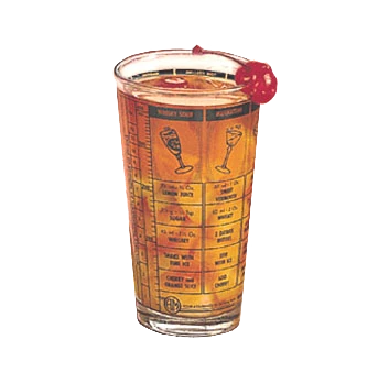 American Metalcraft MG578 16 Oz. Mixing and Bar Glass