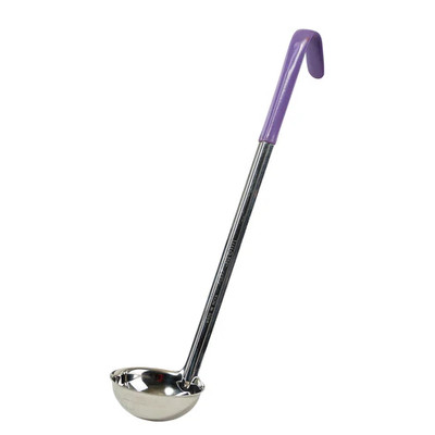 Winco LDC-4P 4 Oz. Stainless Steel Color-Coded Ladle