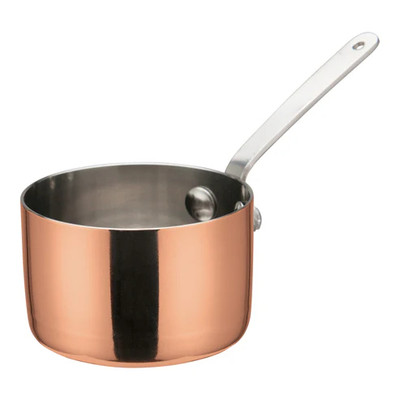 Winco DCWA-202C
2-3/4"
5 Oz.
Copper
Round
Mini Sauce Pan