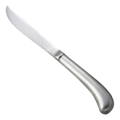 Winco 0015-11 9-1/4" Stainless Steel Steak Knife (Contains 1 Dozen)