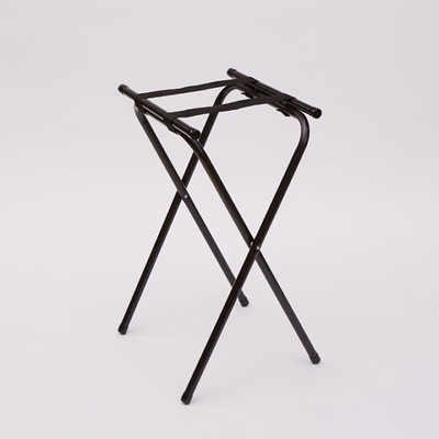 American Metalcraft CTS31 19" L Black Deluxe Tray Stand