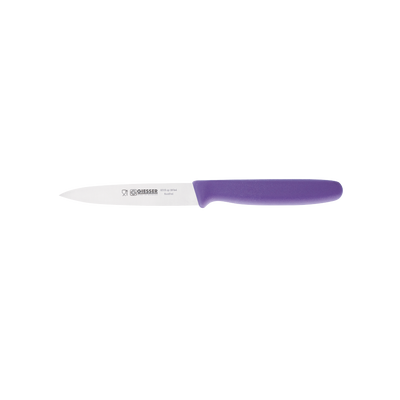 Matfer Bourgeat 182803 4&quot; Giesser Messer Paring Knife with Purple Handle