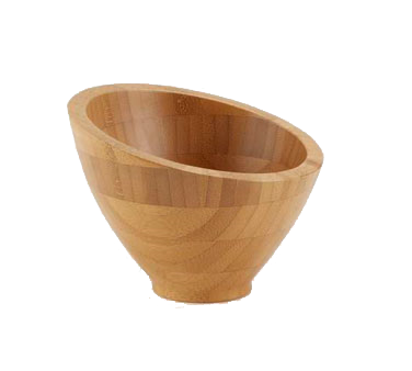 American Metalcraft BAMSL52 5" 8 Oz. Bamboo Round Bowl