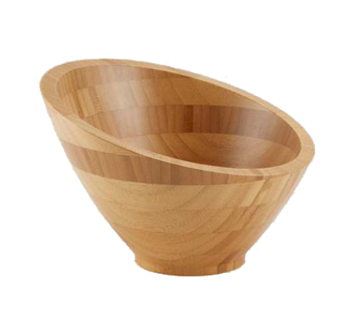American Metalcraft BAMSL82 8.25&quot; 22 Oz. Bamboo Round Bowl