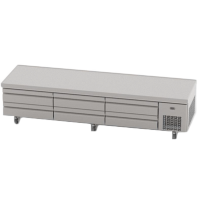 Infrico USA IUC-MSG110 110.63"W Six Drawer Refrigerated Equipment Stand