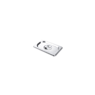 CAC China SPCO-N Stainless Steel 0.11 Size Long Solid Flat Steam Pan Cover (72 Each Per Case)