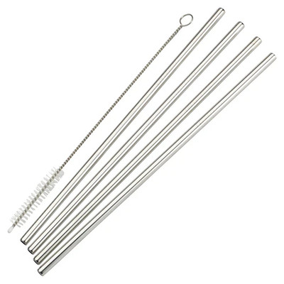 Winco SSTW-8S Drinking Straw Set 5-Piece 1/4" (5 Pieces Per Set)