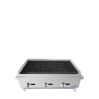 Atosa ATRC-36-LP 36" Liquid Propane Countertop CookRite Heavy Duty Radiant Charbroiler - 105,000 BTU