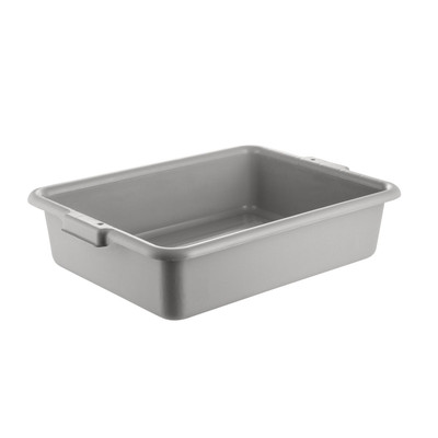 CAC China BTDB-5GY 5" H Gray Polypropylene Bus Box (1 Each)