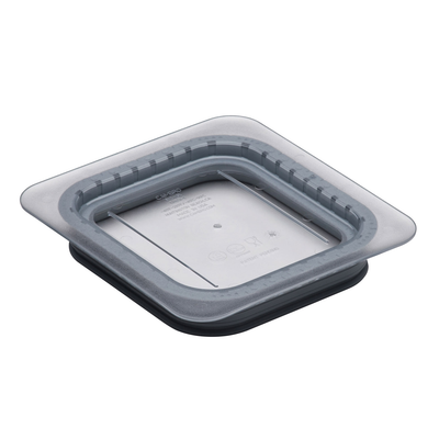 Cambro 60CWGL135 6 3/8&quot; W x 6 15/16&quot; D Clear Polycarbonate Camwear GripLid