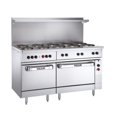 Vulcan EV60SS-10FP-480 60" Electric Restaurant Range - 208 Volts