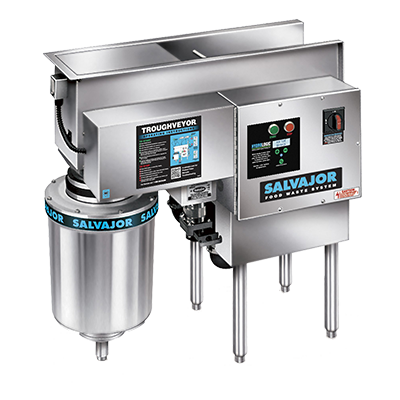 Salvajor 500-TVL TroughVeyor Left Handed Food Waste Conveyor & Disposing System - 5 HP