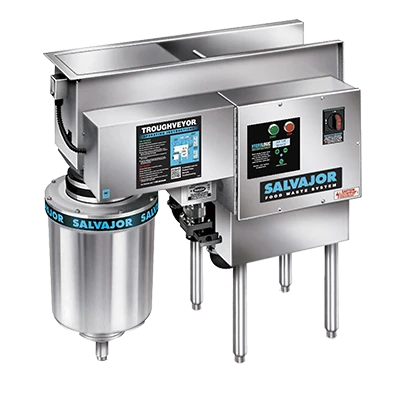 Salvajor 500-TVL TroughVeyor Left Handed Food Waste Conveyor & Disposing System - 5 HP