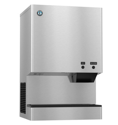 Hoshizaki DCM-500BAK 26" W Stainless Steel Air-Cooled Cubelet Ice Maker and Water Dispenser - 115 Volts