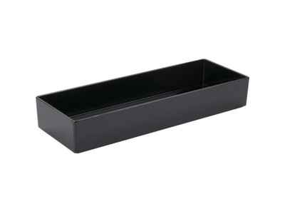 Cal-Mil 1397-13M
 Plastic
 Black
 Rectangular
 Cater Choice Box