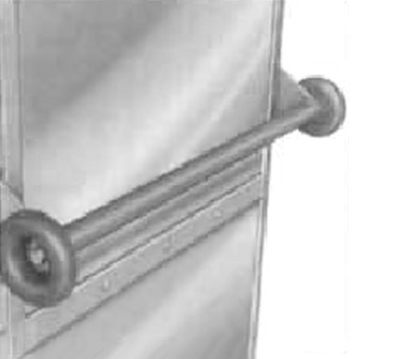 Cres Cor 1087 116 Vertical Push Handle