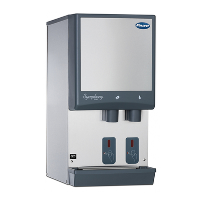 Follett LLC 12CI414A-S Symphony Plus 12 Series Air Cooled Chewblet Countertop Ice Maker and Water Dispenser with SensorSAFE Dispense - 115 Volts, 425 Lbs.