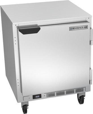 Beverage Air UCF27HC 27"W One-Section Solid Door Undercounter Freezer