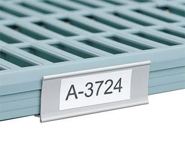 Metro 9989PX Metromax I Label Holder 1" x 4 1/2" Plastic Fits All Shelves