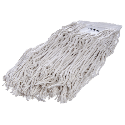 Carlisle 369824B00 #24 4 Ply Cut-End Textured Polyester Band Flo-Pac Wet Mop Head