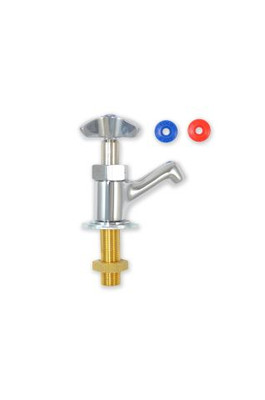 Fisher 3042 Stainless Steel Deck Mounted Dipper Well Faucet