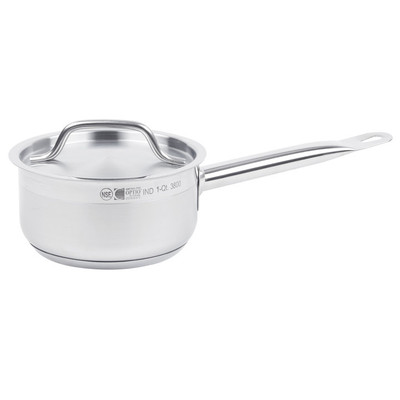 Vollrath 3800 1 Qt Stainless Steel Optio Sauce Pan with Cover