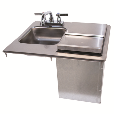 Advance Tabco D-24-SIBL-X 21&quot; W x 18&quot; D Special Value Drop-In Hand Sink