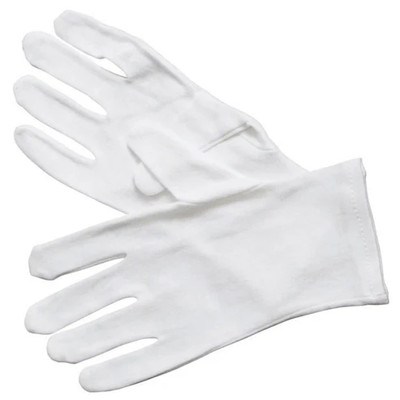 Winco GLC-L Cotton White Large Service Glove