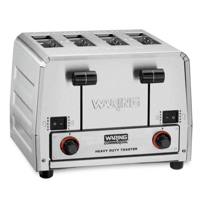 Waring WCT850RC 14.13" W Commercial Switchable Bagel or Bread Toaster - 120 Volts 1800 Watts