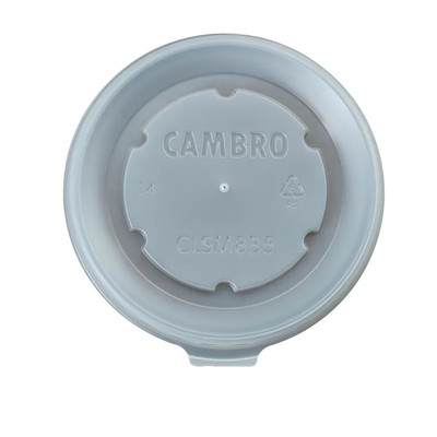 Cambro CLSM8B5190 1.92 Oz. Translucent Disposable CamLid (1500 Per Case)