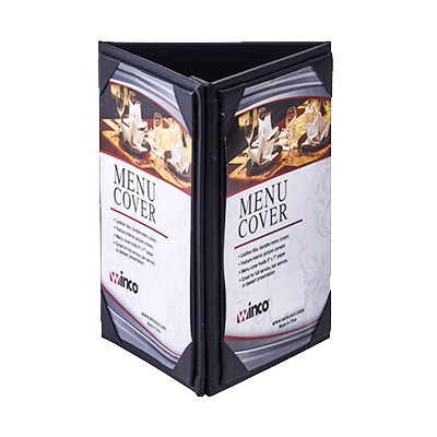 Winco LMTT-57BK Menu Cover