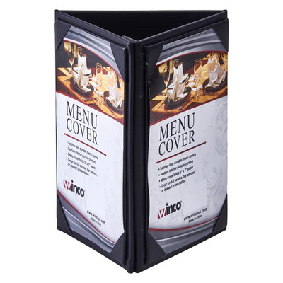Winco LMTT-57BK Menu Cover