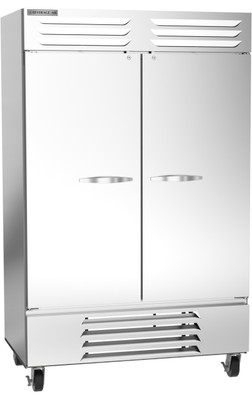 Beverage Air FB49HC-1S 52" W Two-Section Solid Door Reach-In Vista Freezer - 115 Volts