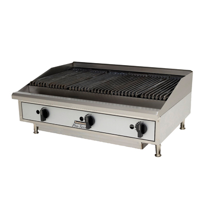 Toastmaster TMLC36 24" Gas Countertop Charbroiler - 90,000 BTU