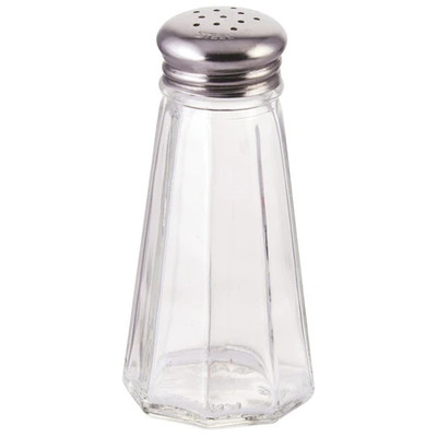 Winco G-117 Glass Shaker 3 Oz. (Contains 1 Dozen)