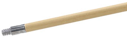 Carlisle 4526700 60" Threaded Wood with Metal Tip Sparta Handle
