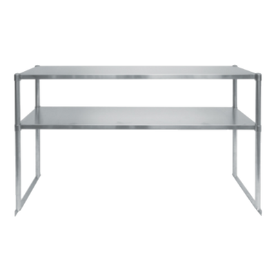 Atosa MROS-4RE 48.25&quot; W x 12.8&quot; D x 33&quot; H 18 Ga. Stainless Steel Double Overshelf