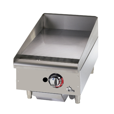 Star 615TF Star-Max® 15" Gas Countertop Griddle with Thermostatic Controls - 28,3000 BTU