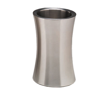 American Metalcraft HGWC1 5.25&quot; Dia. x 8&quot; H Stainless Steel New Wave Wine Cooler