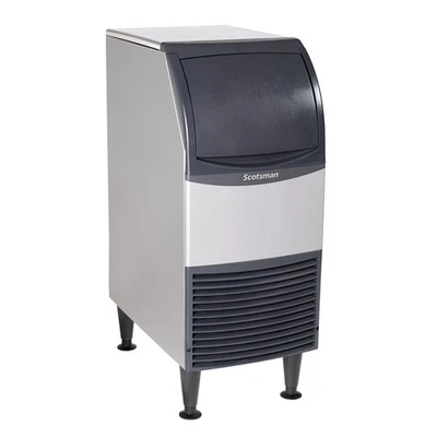 Scotsman UN1215AX-1 15" W Stainless Steel Air-Cooled Undercounter Ice Maker with Bin - 115 Volts