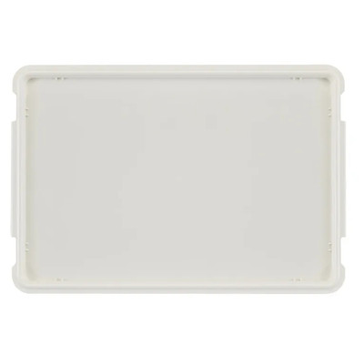Cambro DBC1826CW148 26"W White Polycarbonate Pizza Dough Box Cover - 6/Case