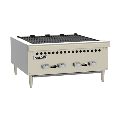 Vulcan VCRB36 36" Gas Countertop Charbroiler - 87,000 BTU
