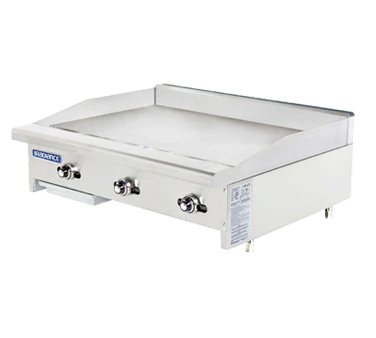 Turbo Air TATG-36-LP 36" Liquid Propane Countertop Radiance Griddle - 66,000 BTU