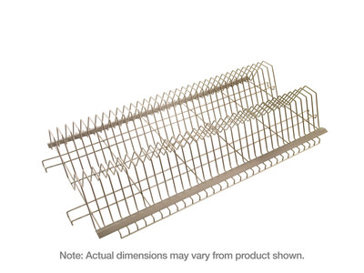 Metro XTR2460XE 43 Trays Mounts On 60" W Taupe Epoxy Coated Wire Cutting Board &amp; Tray Drying Rack